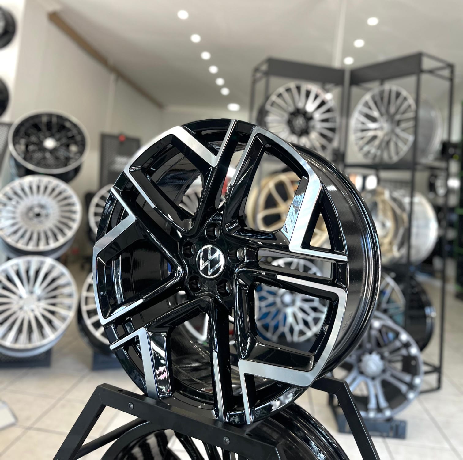 Volkswagen fitted with stylish aftermarket wheels